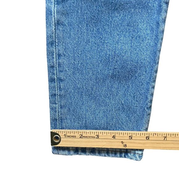 Levi's 501 Skinny Ripped Jeans Men 28x30 Button Fly Blue Distressed Punk Grunge - Picture 9 of 13